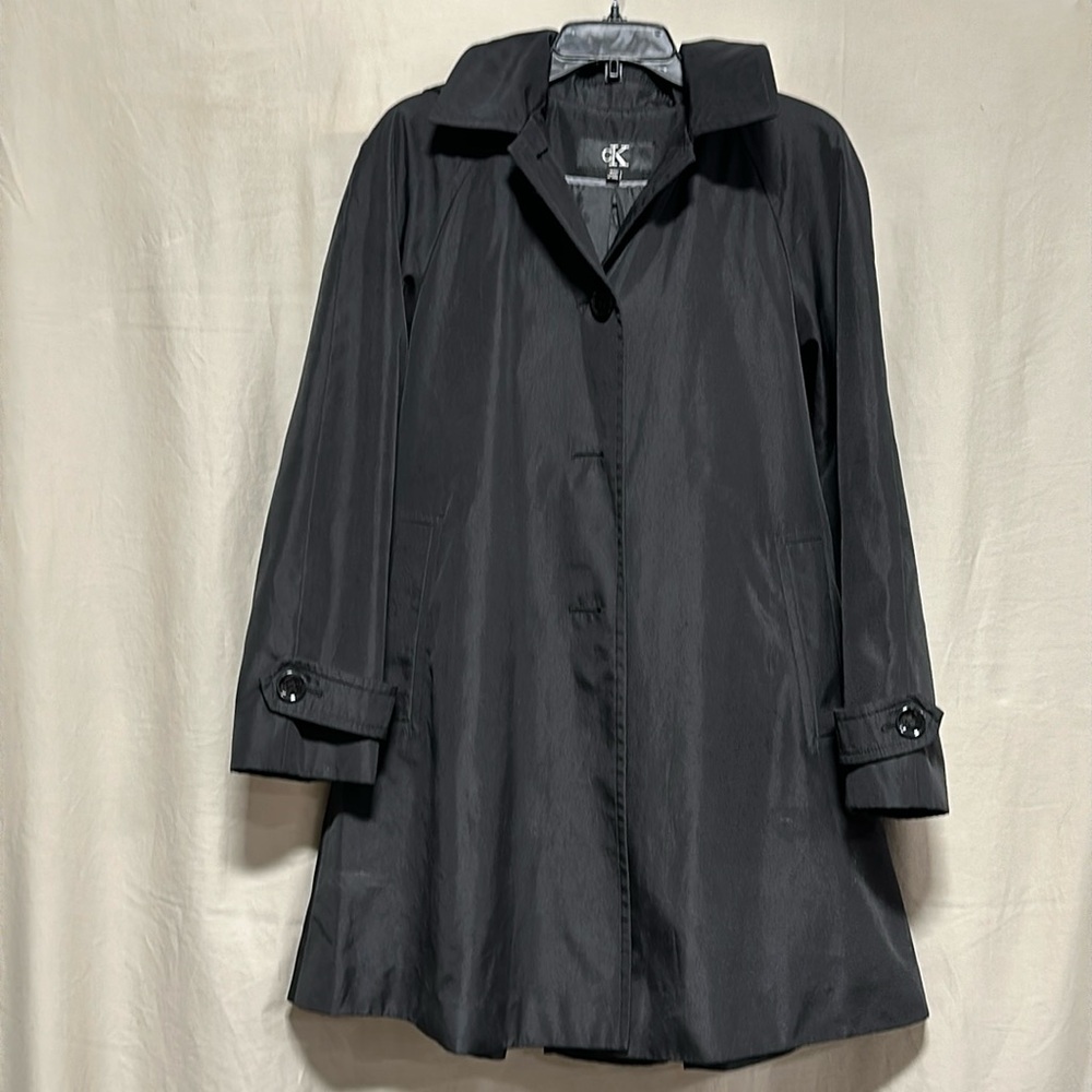 Calvin Klein brown button down trench coat / Size‎ S / Box 6-71